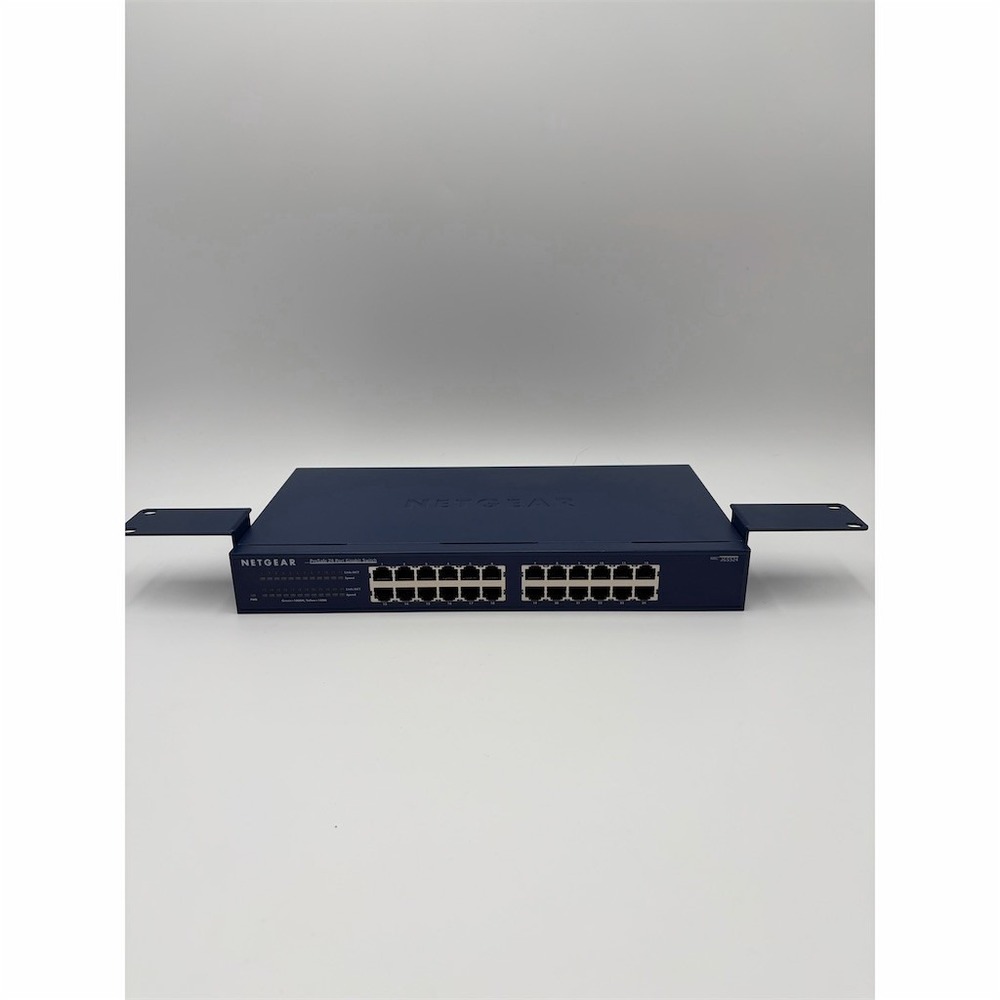 NETGEAR ProSafe 24-Port Gigabit Ethernet Switch Unmanaged Rackmount w/‎ - Picture 6 of 11